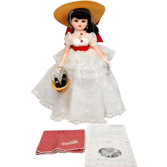 Madame Alexander Large Doll Nostalgia Coca Cola 17490 Vtg Collectible - Picture 1 of 16